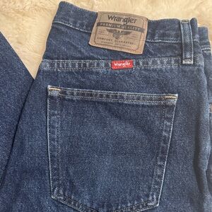 Wrangler Dark Blue Denim Jeans
